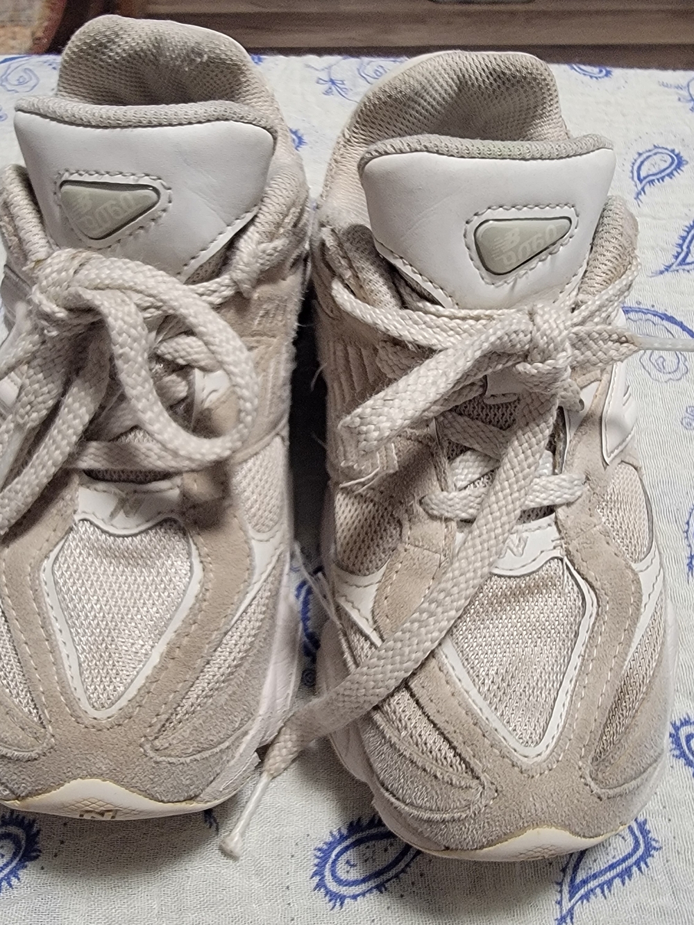 New Balance Kids Beige/Tan Athletic Sneakers